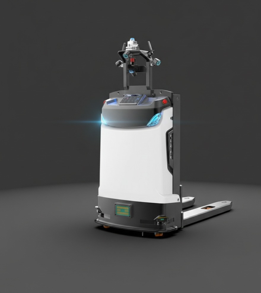 FORKLIFT de Robomania operando en planta industrial